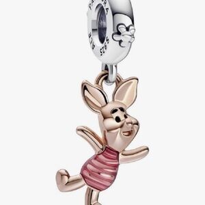 Pandora 782208C01 Winnie the Pooh Piglet Dangle Charm Rose new store verified